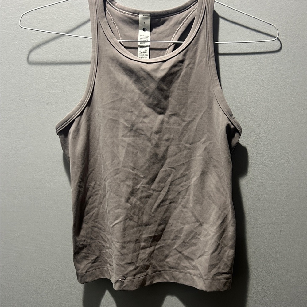 lululemon athletica Stone Gray Tank Top